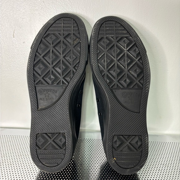 Converse All Star Chuck Taylor Low Top Black Monochrome Size M 10 / W 12 - Picture 7 of 10